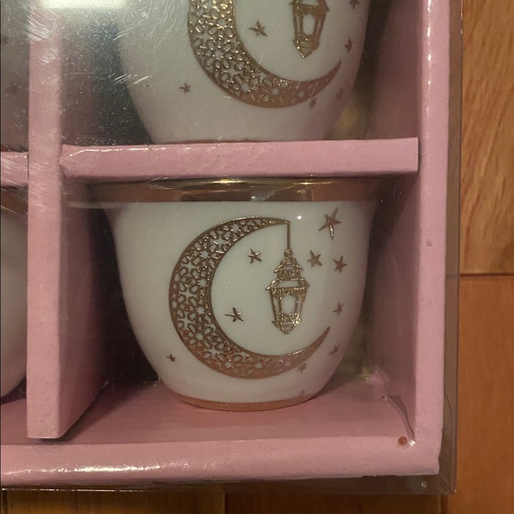 NWT Set of 6 Moon and Star Tea or espresso cups - Picture 2 of 4